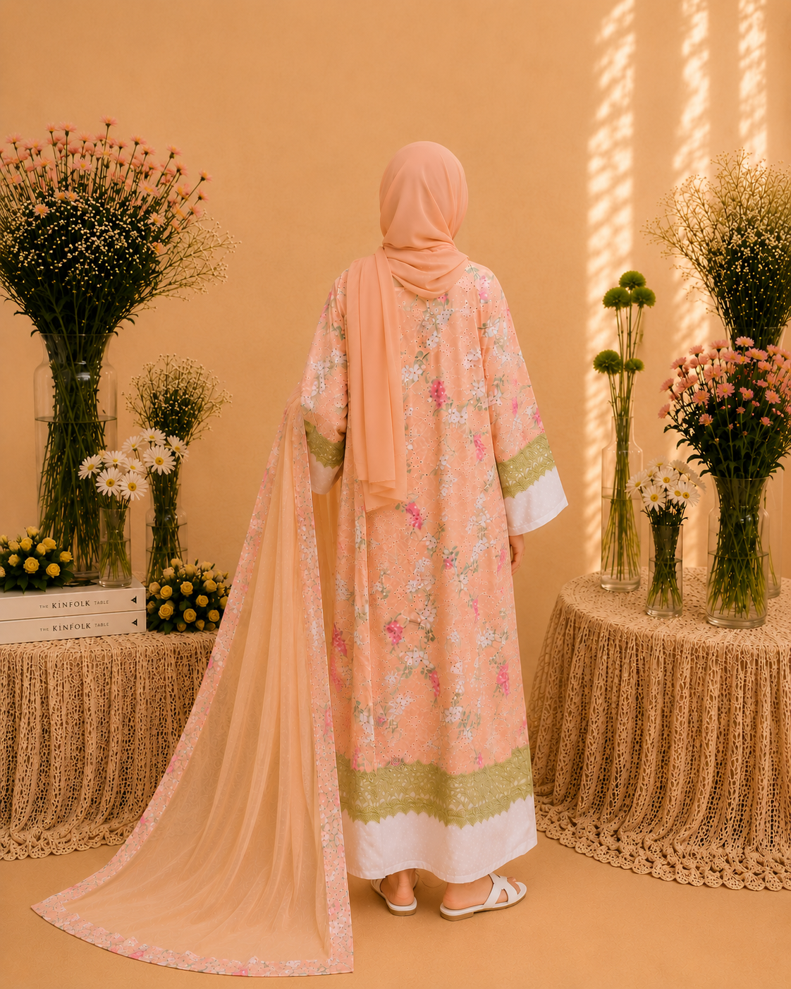 Peach Éclat – 3 Piece Ready to Wear Lawn Suit