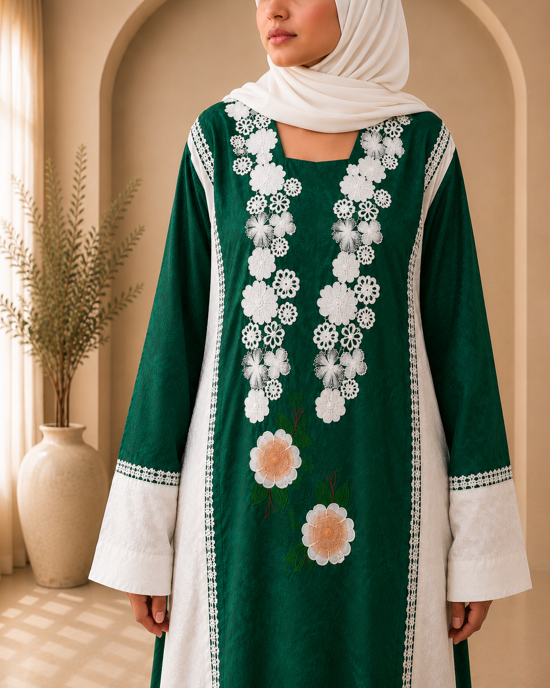 Emerald Fleur – 3 Piece Ready to Wear Lawn Suit