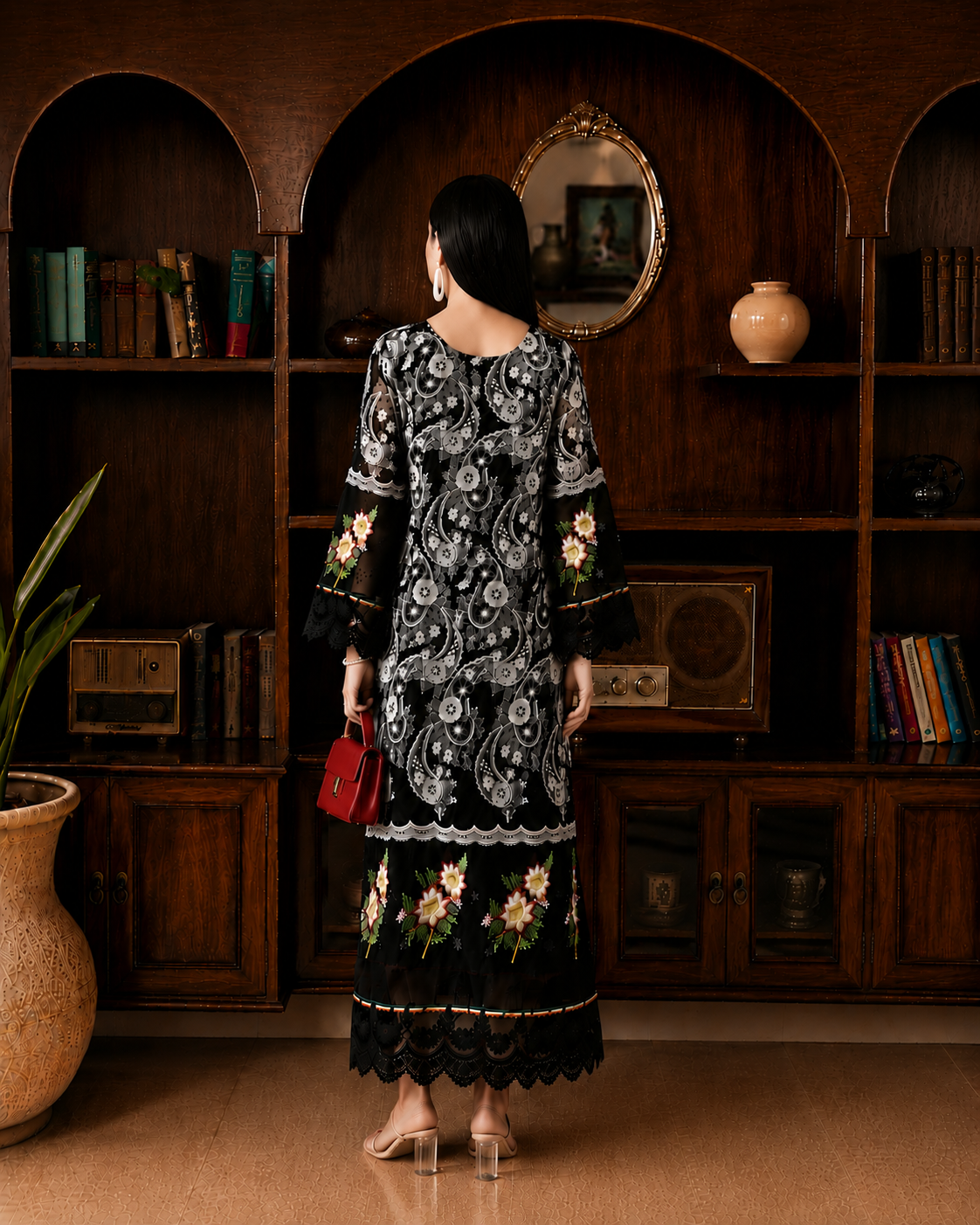 Noir Élégance – 3 Piece Ready to Wear Lawn Suit