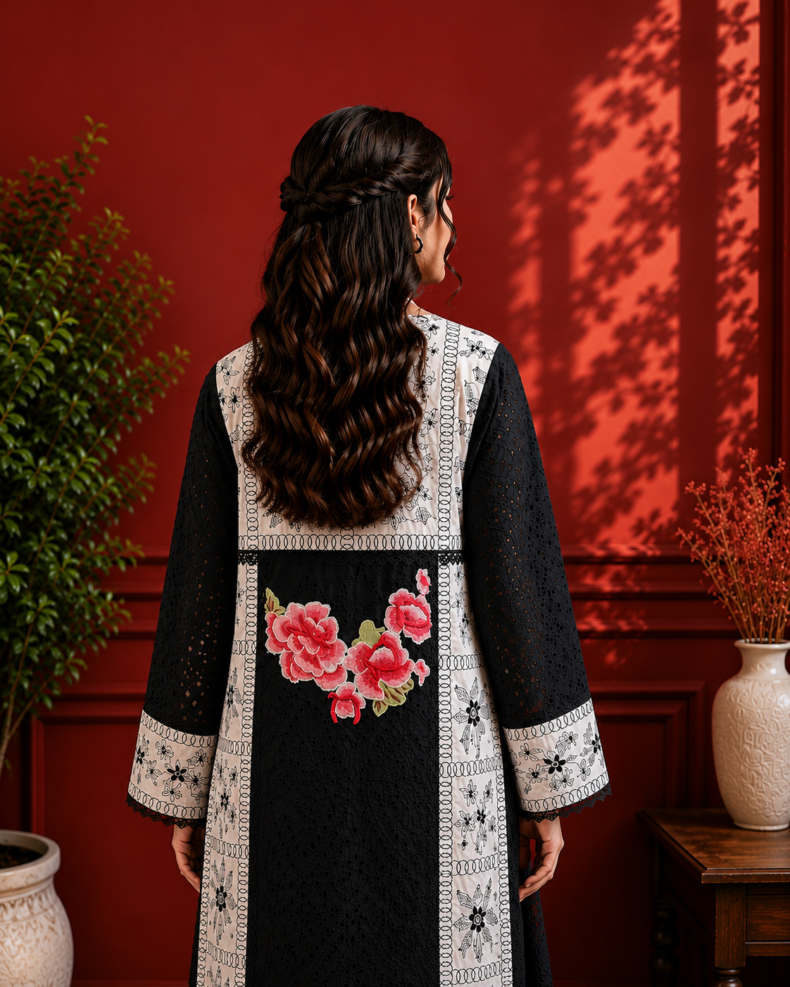Midnight Noir – 3 Piece Ready to Wear Lawn Suit