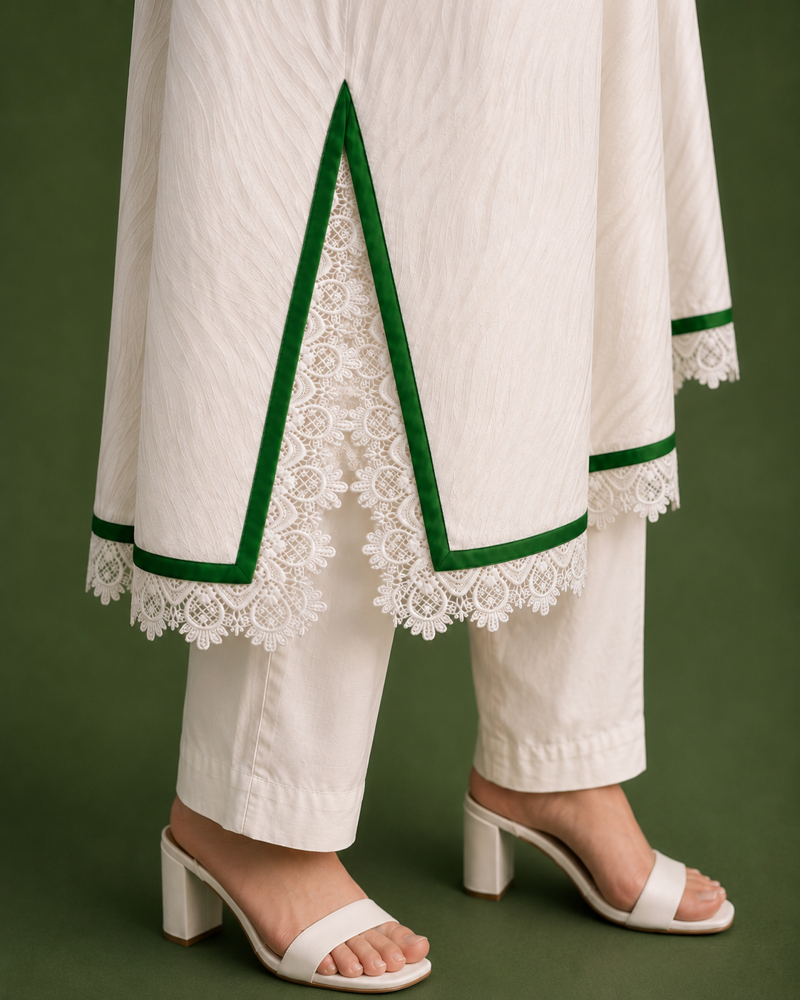 Ivory Emerald – 3 Piece Ready to Wear Lawn Suit