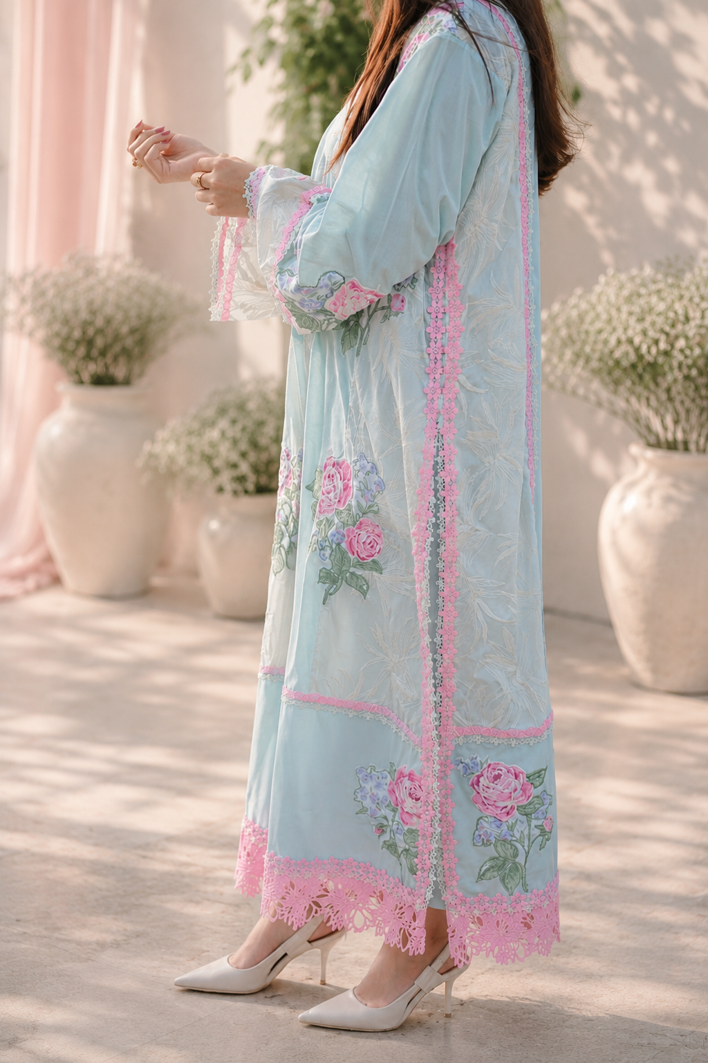 Sky Bloom – 3 Piece Ready to Wear Lawn Suit