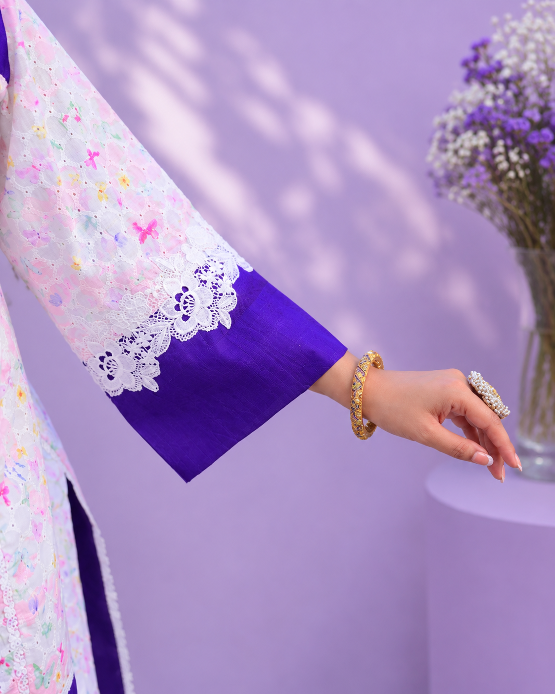 Lavender Étoile – 3 Piece Ready to Wear Lawn Suit