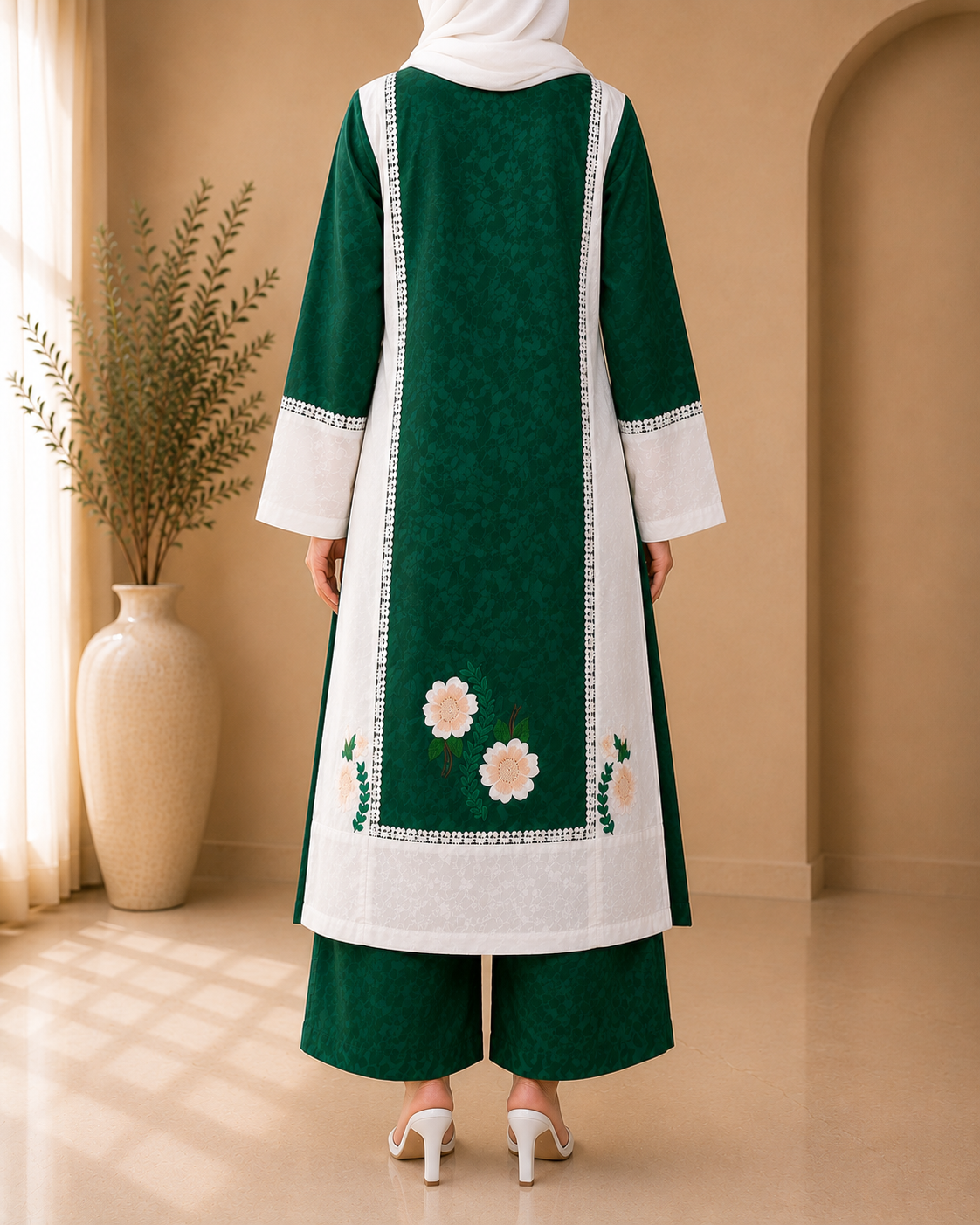 Emerald Fleur – 3 Piece Ready to Wear Lawn Suit