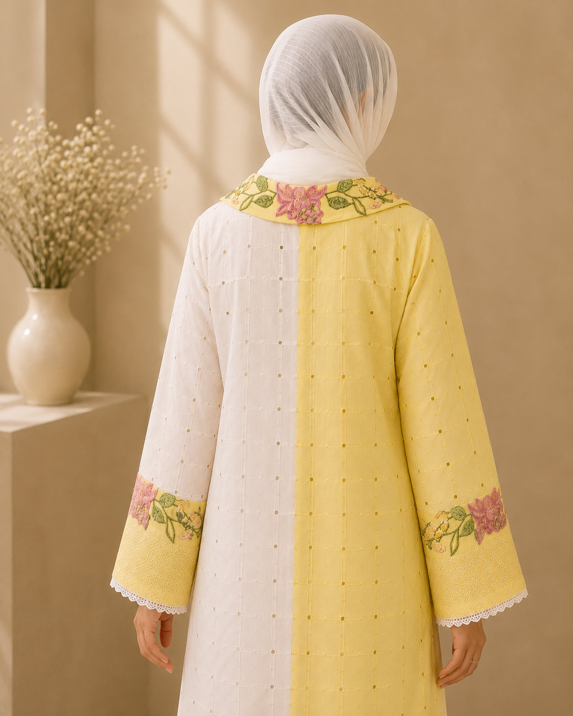 Buttercream Blossom – 3 Piece Ready to Wear Lawn Suit