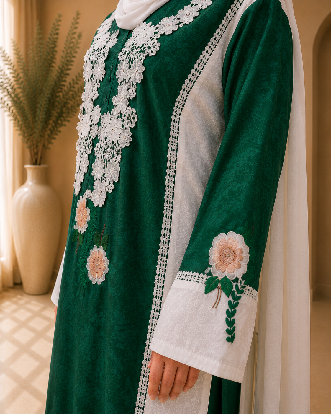 Emerald Fleur – 3 Piece Ready to Wear Lawn Suit
