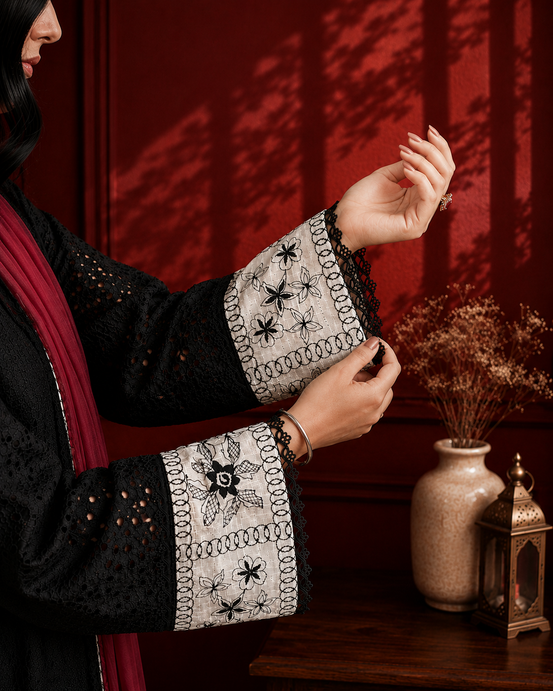 Midnight Noir – 3 Piece Ready to Wear Lawn Suit