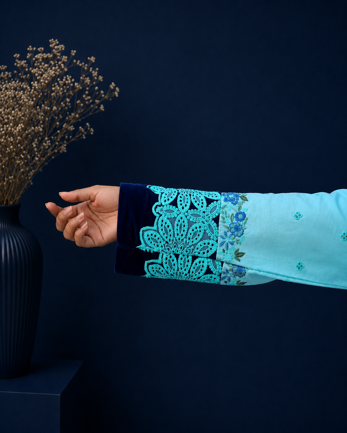 Aqua Blue  - 3 Piece Ready to wear Lawn Suit